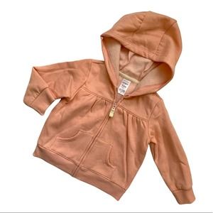 NWT CARTER’S Baby Girl Full Zip Jacket. 24M